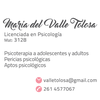 María del Valle Tolosa. Psicólogos en Mendoza Capital