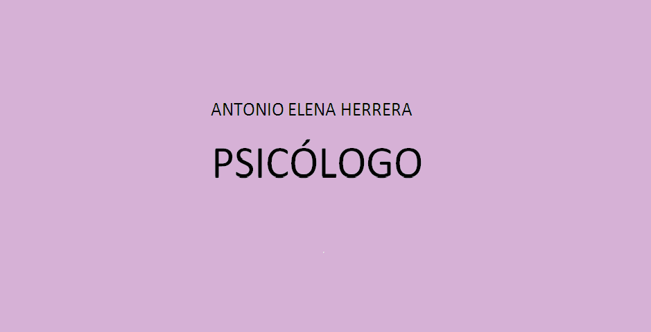 Antonio Elena Herrera. Psicólogos en Lebrija